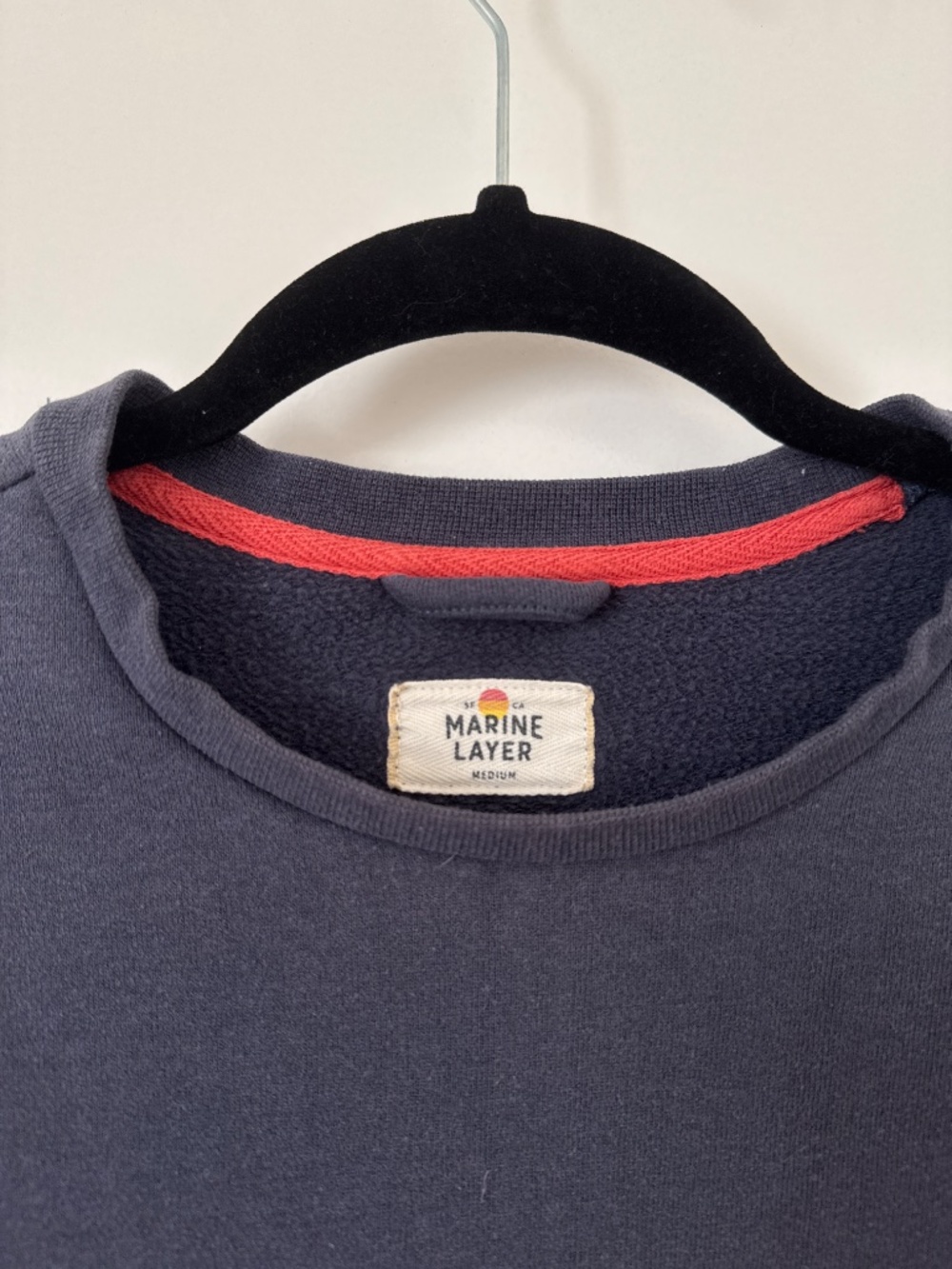 Marine Layer Sunset Stripe Sweatshirt Medium - Picture 4 of 5